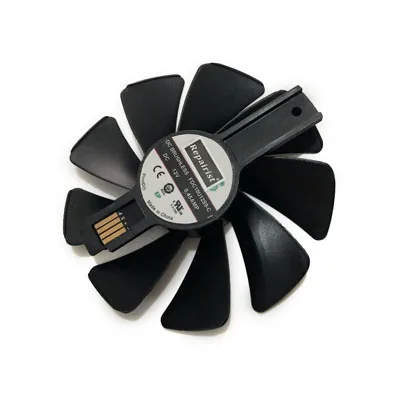 FDC10U12S9-C FDC10U12S9-C CF1015H12D RX 580/570/480 GPU VGA Графика охлаждающий вентилятор для сапфир деталь нитро-двигателя Himoto Redcat RX580 RX480 Видеокарта охлаждения Замена - Цвет лезвия: FDC10U12S9-C