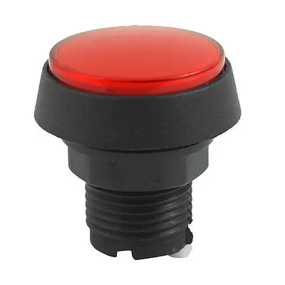 23mm Thread Panel Mounting Red Plastic Arcade Game Push Button | Обустройство дома