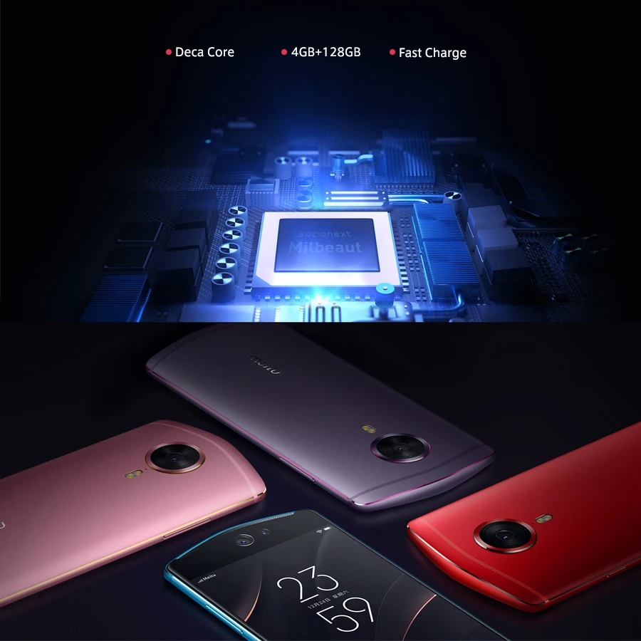 Meitu T8S мобильный телефон с 5 2 дюймовым дисплеем десятиядерным процессором MT6797X ОЗУ