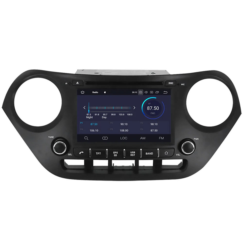 Android 9 0 4 + 32 ГБ Автомобильный dvd плеер для Hyundai I10 I 10 2013 2014 2015 2016 Радио GPS Карта