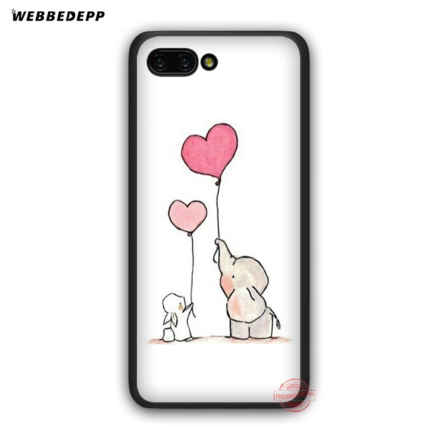 WEBBEDEPP милый маленький слон фотосессия для Honor 20 10 9 9X 8 Lite 8C 8X 7X 7C 7A 3 ГБ 6A Pro View |