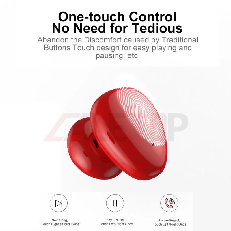 CALETOP TWS наушники беспроводные Bluetooth 5 0 HiFi музыка сенсорное управление гарнитуры с
