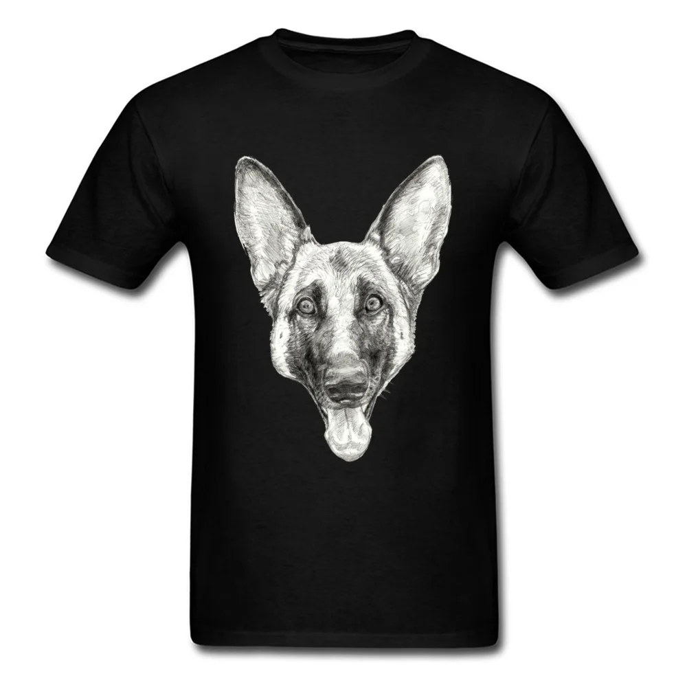 Футболка Cleo the German Shepherd Мужская из органического хлопка высокого качества с