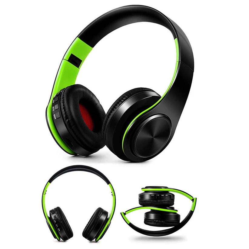 Bluetooth наушники Hi Fi беспроводная гарнитура с микрофоном поддержка SD/TF