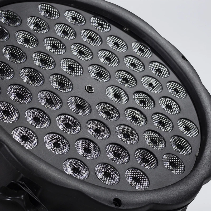 Светодиодный плоский Par 54x3 Вт RGBW освещение стробоскоп DMX DJ мыть диско профессиональное освещение для сцены DMX контроллер эффект