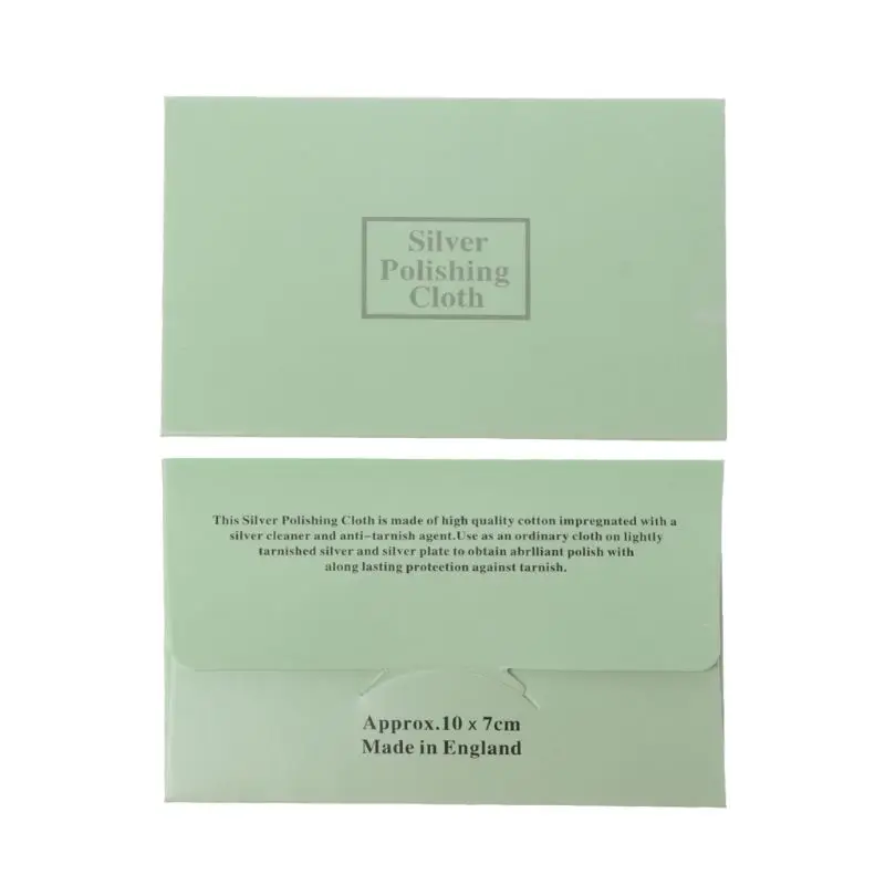 10 шт ткань для полировки ювелирных изделий цвет серебристый Золотой Чистый