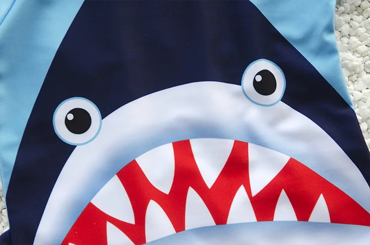 Купальник детский из двух предметов с шапочкой и коротким рукавом|Комбинезоны| |