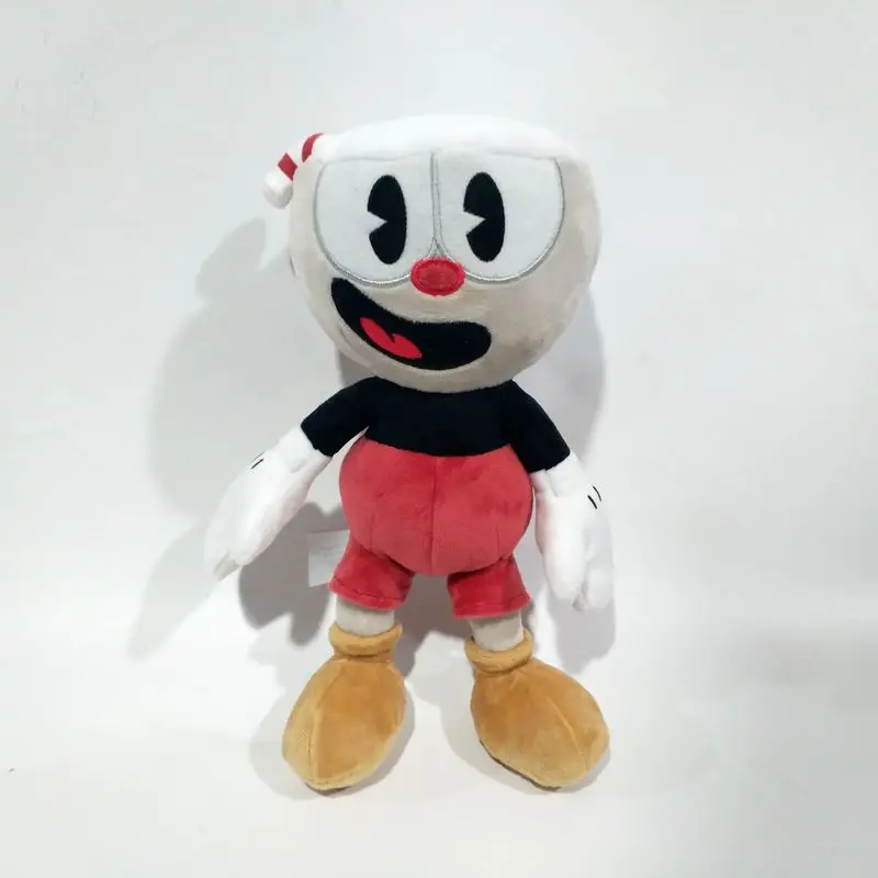 Мягкая плюшевая игрушка Mugman 25 см|Персонажи мультфильмов и кино| |