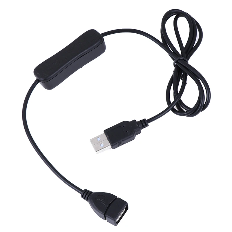Новый 1 м USB кабель для мужчин и женщин переключатель вкл. Выкл. Кабель тумблер