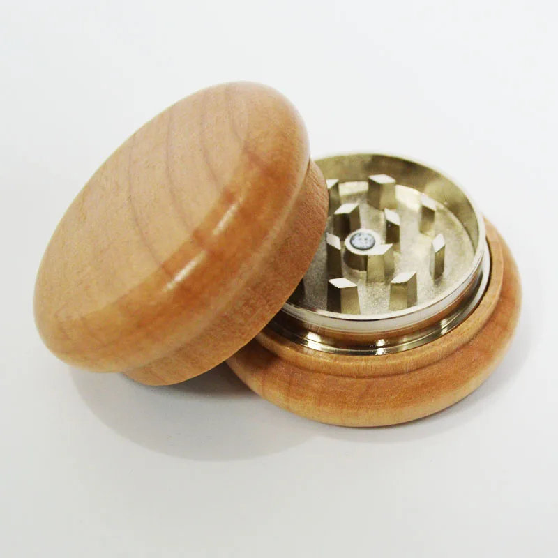 Новая мода 2 части шлифовальный станок деревянный измельчитель табака и трав для