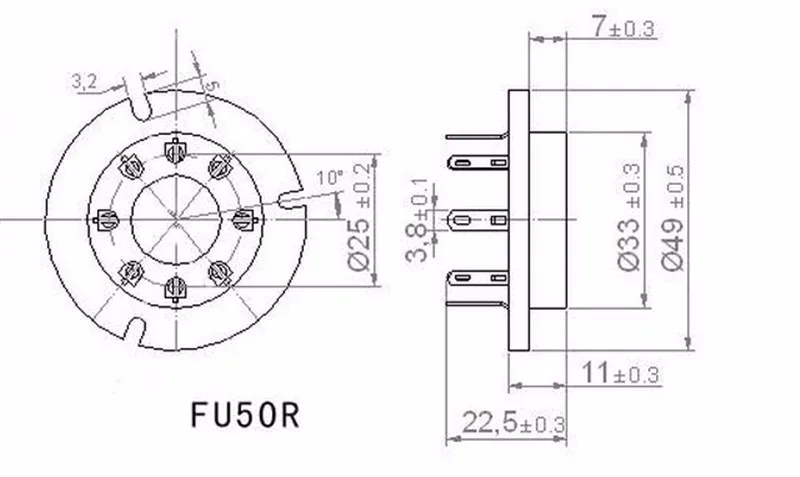4 шт. керамическая трубка гнездо сиденья FU50R 8 pin серебряное покрытие для FU50 FU-50 5Z8P 5Z9P ламповый усилитель