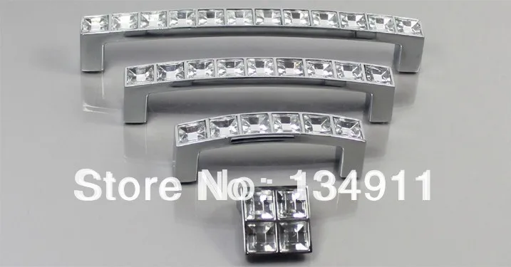 Мода 10 шт. 96 мм прямоугольник ручки акриловые ящика мебель кристалл кабинета