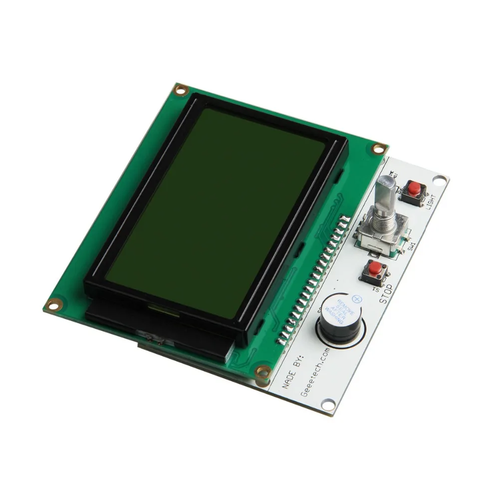 Geeetech LCD12864 прямоугольный Reprap умный контроллер для Megatronics Rambo RAMPS 1 4 Sanguinololu и