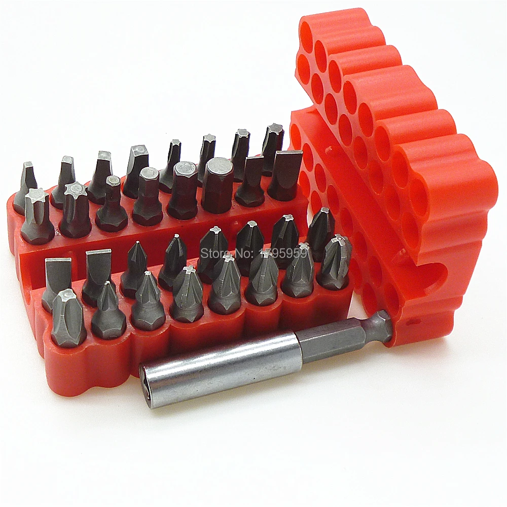 32 шт. винты безопасности биты Torx Hex подделок гаечный ключ отвертки с магнитной