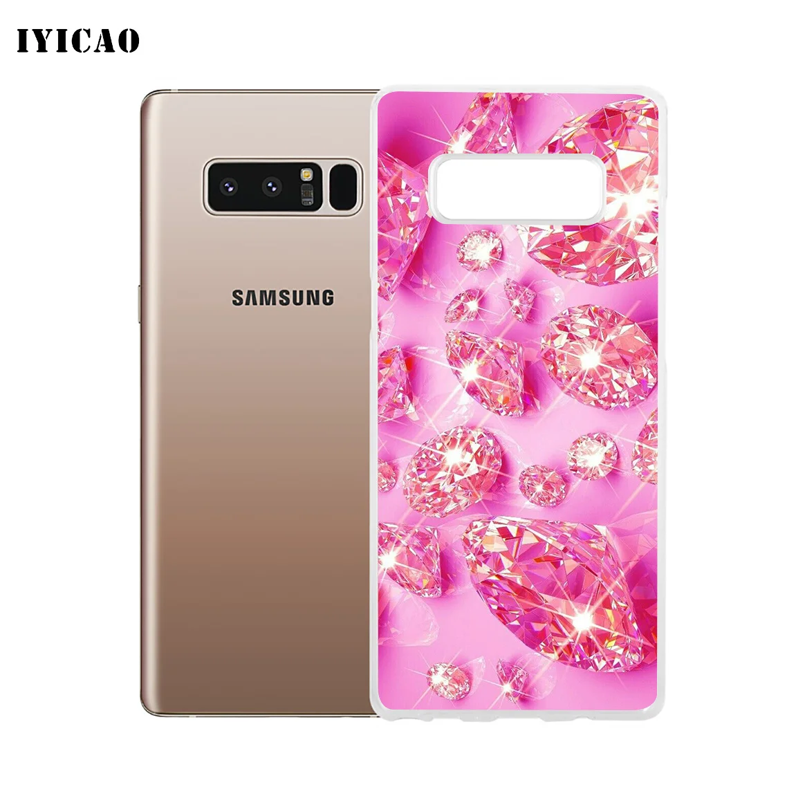 IYICAO Мягкий силиконовый чехол для телефона Samsung A5 A6 Plus A7 A8 A9 J3 J5 J7 Note 8 9