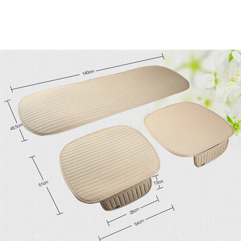 

Flax Car Seat Cover Cushion Universal Auto Soft Seats Cushions Automobile In Cars Chair Covers Protector Accessories