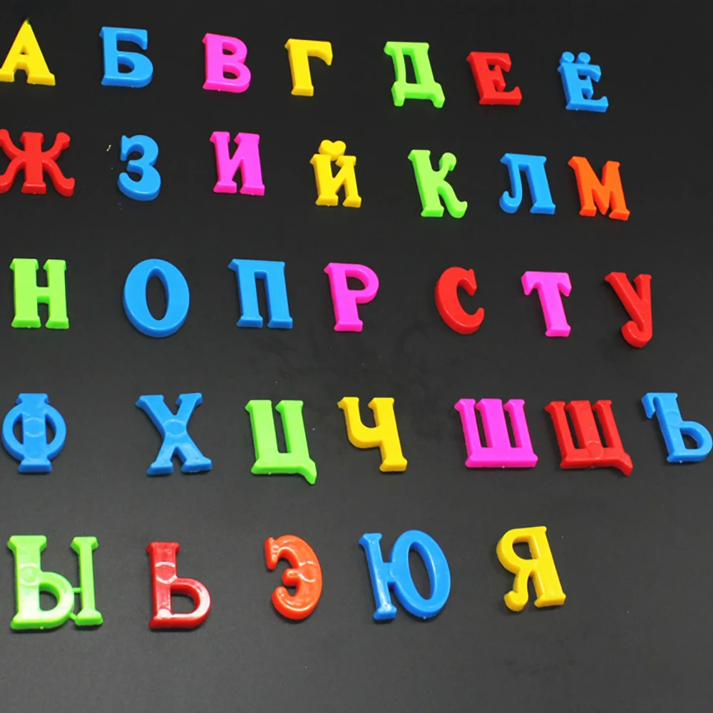 33 шт. русские магниты на холодильник алфавит Алфавит буквы дети обучающая