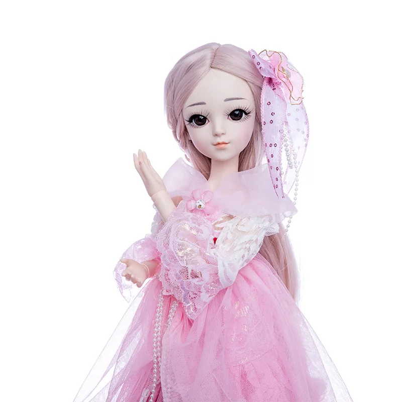 Принцесса Анна 1/3 60 см BJD кукла Сделай Сам модная парик одеваемая Кукла девочка
