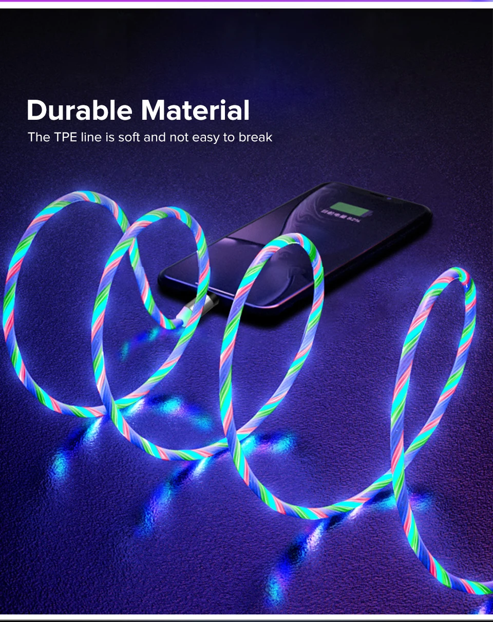 Магнитный кабель Venroii Micro usb type-C для телефона samsung, освещение, магнитное зарядное устройство type C, зарядный провод для передачи данных для huawei Xiaomi 8