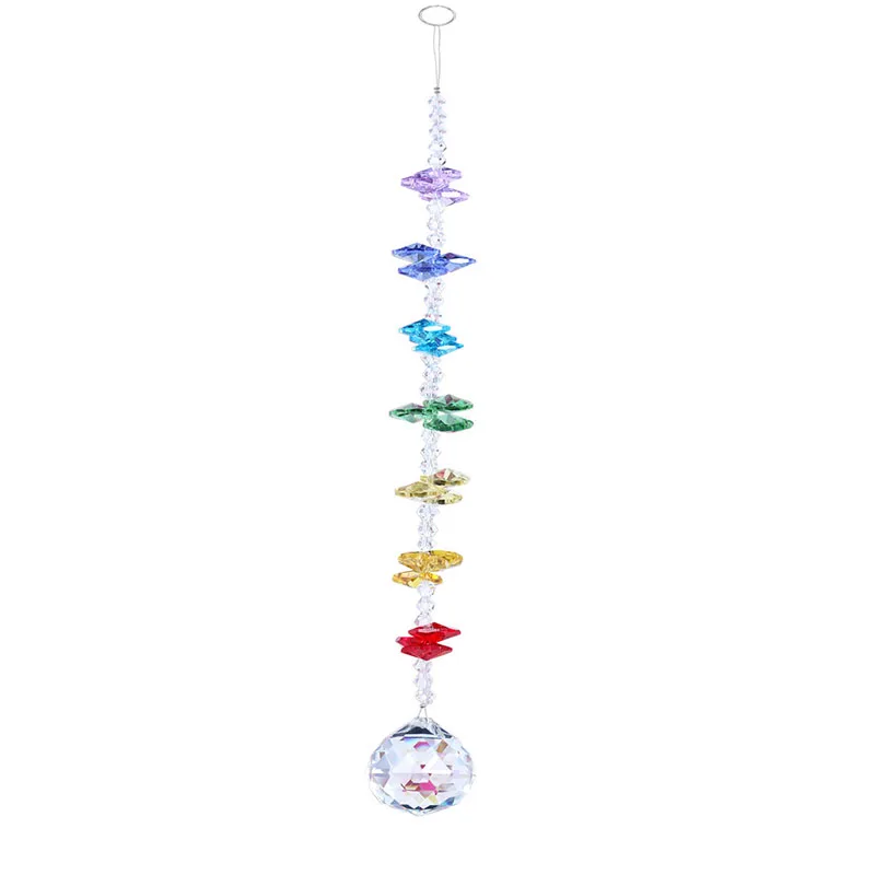 H &amp D Suncatcher Кристалл чакра фантазия бусины висит Радуга производитель 30 мм