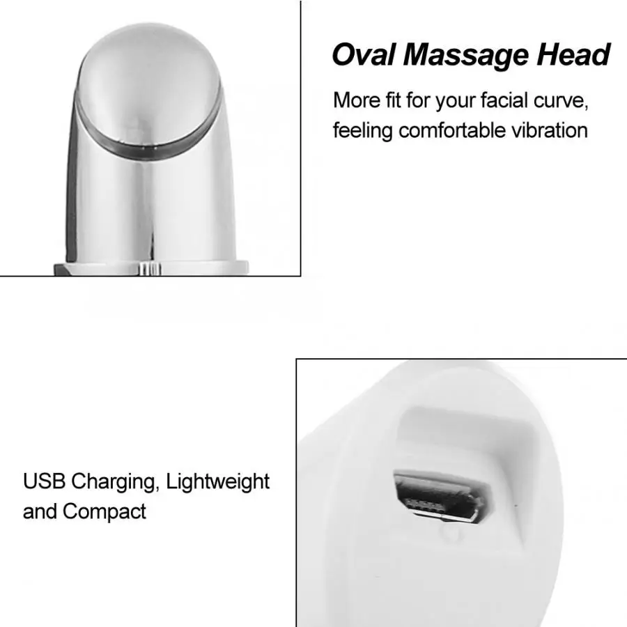

2 Colors Electric Eye Massage Device Negative Ion Micro-vibration Lip Care Beauty Machine