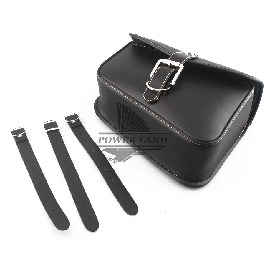 Багажная сумка для мотоцикла черные сумки-седло из искусственной кожи