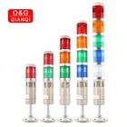 Станок для ламп, Промышленный аппарат, светодиодсветодиодный сигнальная башня, прямой стержень, дисковая база 12 В24 В переменного тока, 220 В, с зуммером