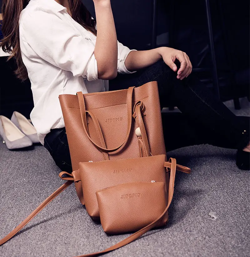 3 шт. женские сумки мессенджеры из ПУ кожи|women handbags set|handbag setleather shoulder bag |