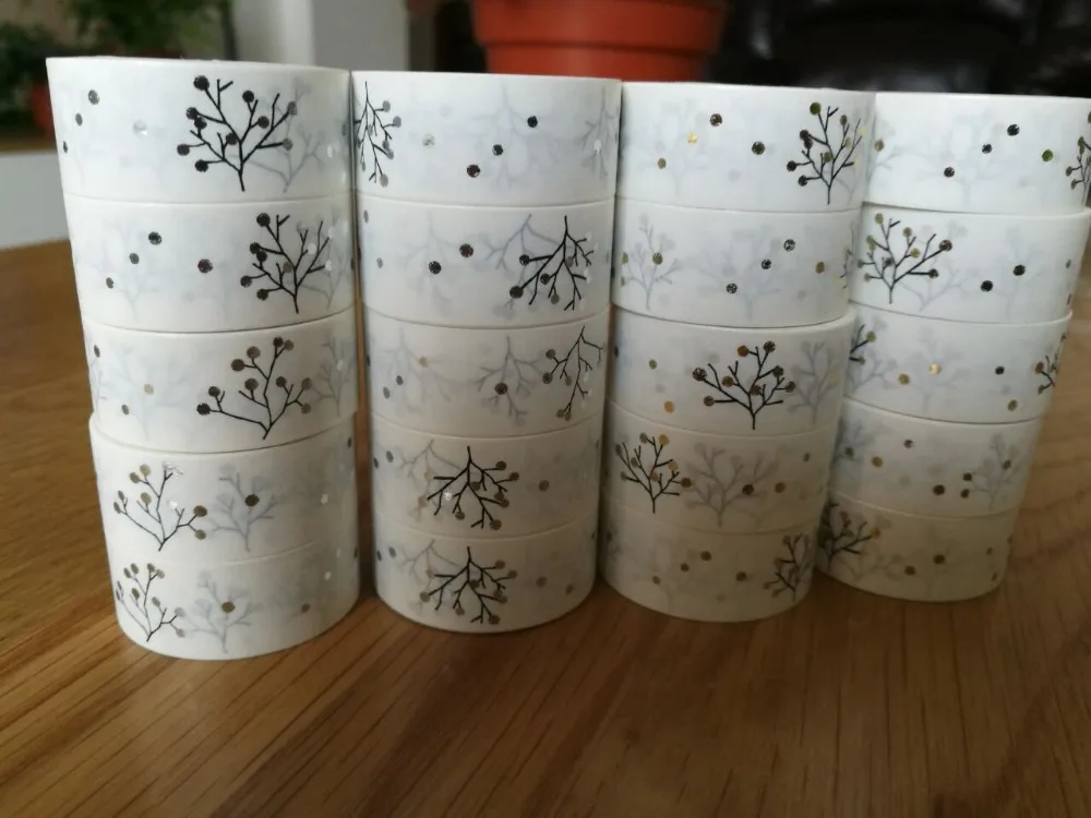 1 5 см * м креативная лента с белым деревом Васи сделай сам украшение Скрапбукинг