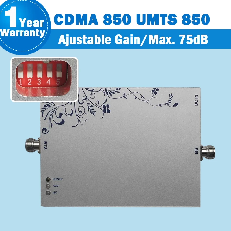 850 lintratek CDMA Ретранслятор Сигнала смартфона MGC функция усилителя сотового телефона