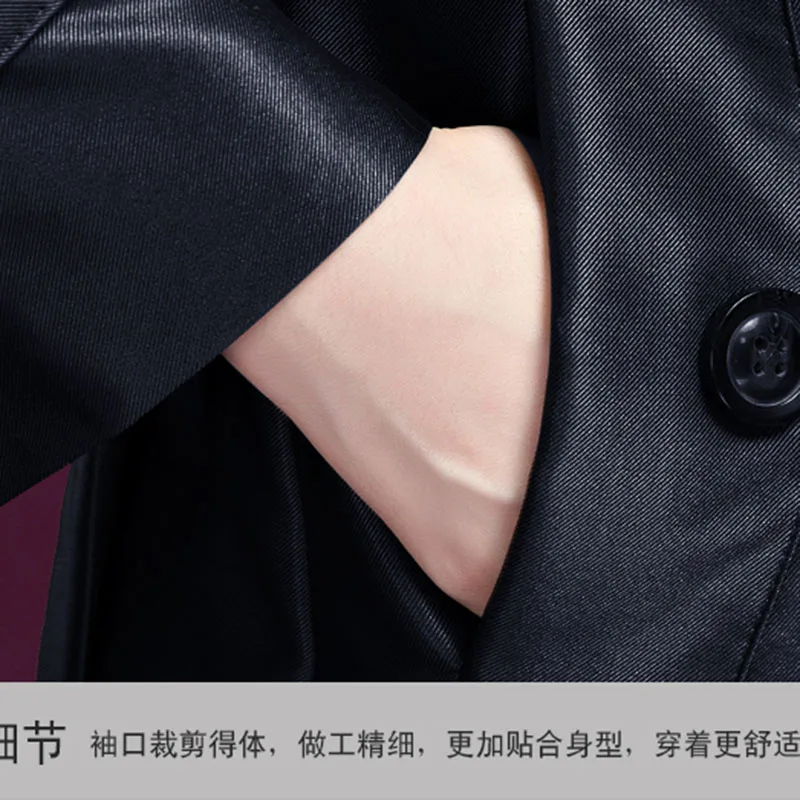 Женский элегантный Тренч средней длины на весну осень 2020 тонкая уличная ветровка