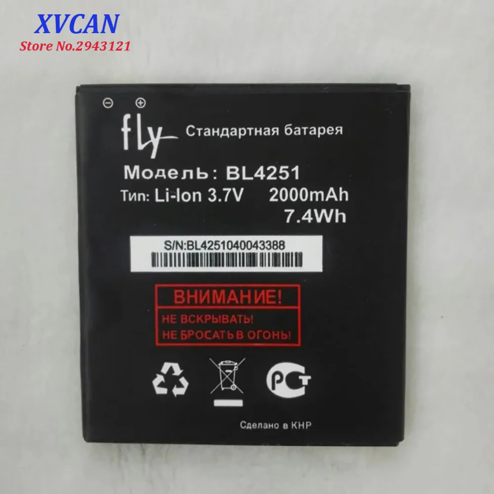 2019 высокое качество BL4251 батарея для Fly IQ450 IQ 450 Li-Ion 2000mAh Мобильный телефон Bateria Batterie