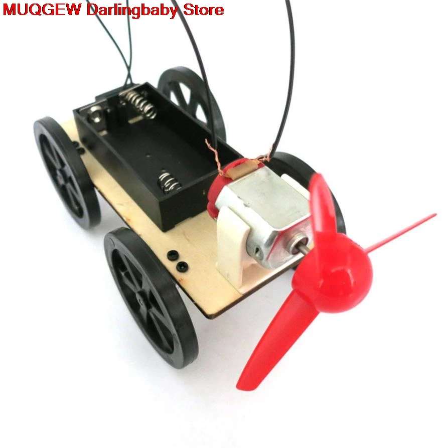 Мини ветряные DIY Car Kit Дети Образование Обучение хобби забавные гаджеты Новинка