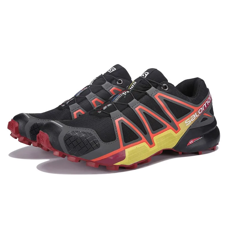 Salomon обувь для мужчин speed Cross 4 CS беговые кроссовки мужские спортивная черный белый