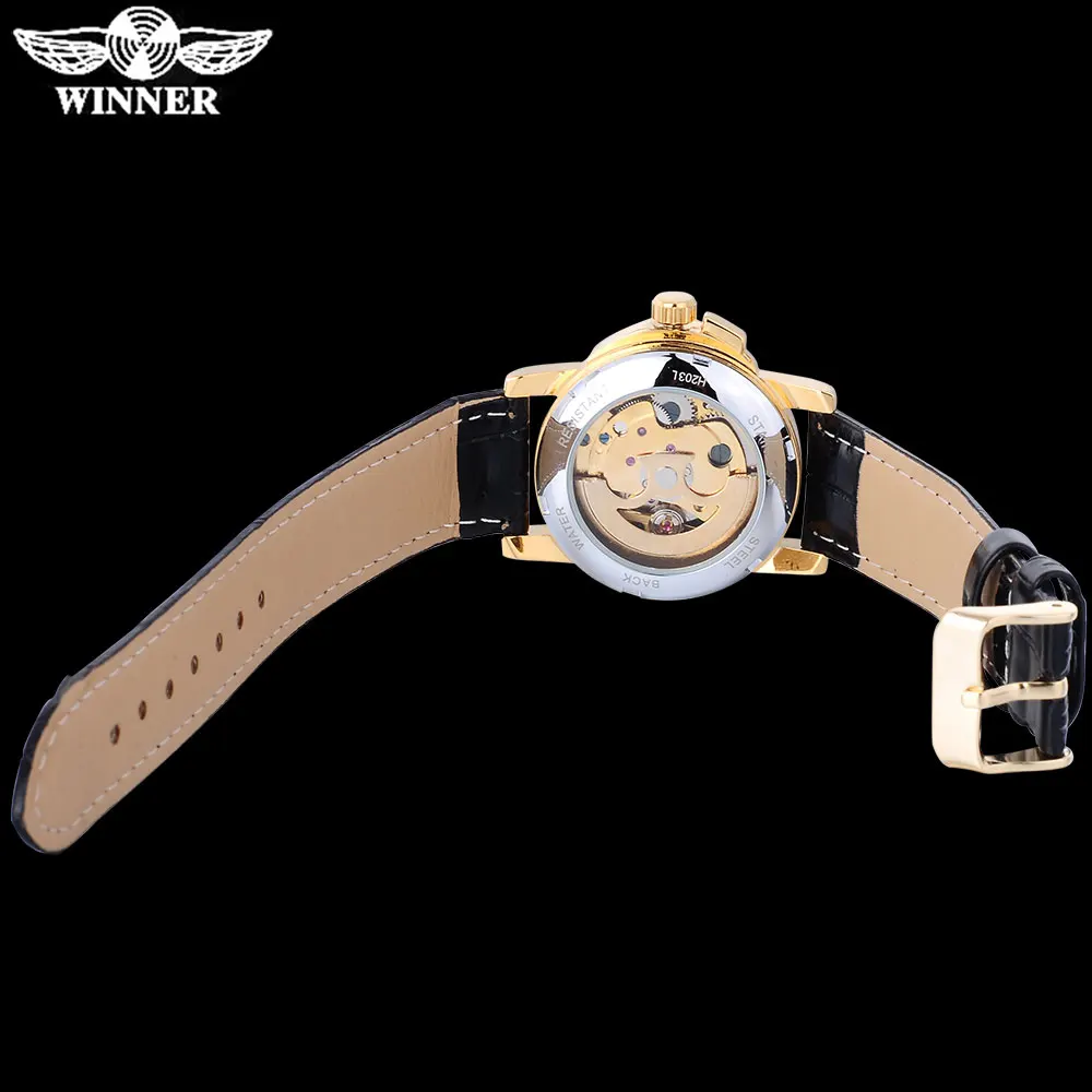 2016 Популярные Брендовые женские часы WINNER Роскошные автоматические с циферблатом
