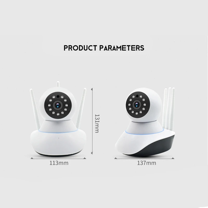 IP камера KPIOCCOK 1080P с углом обзора 355 градусов ночным видением голосовым Интерком