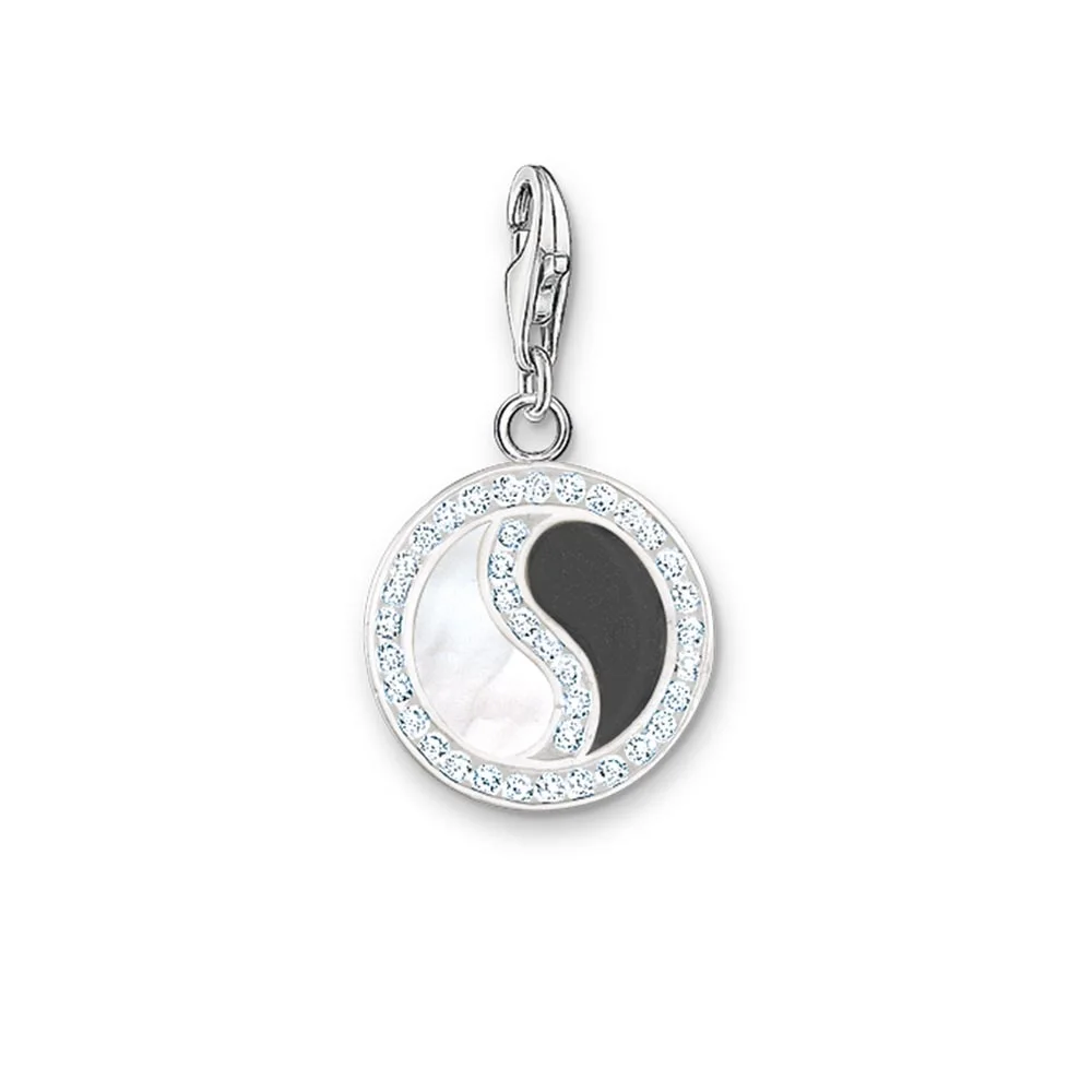 Silver Ying Yang Tai Chi Charms Pendant Fit Bracelet Necklace Bag Fashion The Eight Trigrams Charm Jewelry Gift For Women Men | Украшения и