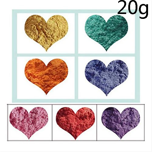

8 Colors Soap Colorant Do It Yourself Natural Mineral Mica Powder Soap Dye 20g Handmade Soap Tools