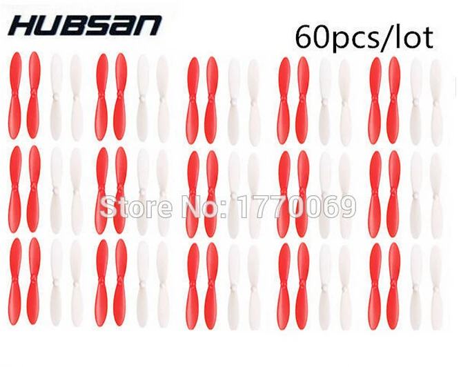 60 шт. Hubsan X4 Квадрокоптер H107L H107C H107D H108C Y310B JXD385 винты квадрокоптера H107 A02 лезвие