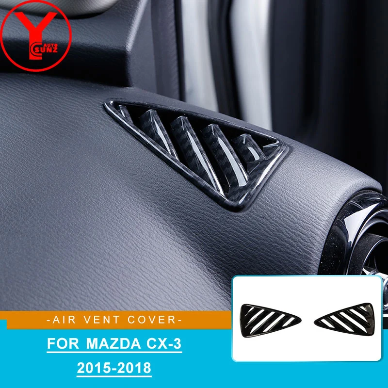 Аксессуары для интерьера автомобиля из углеродного волокна ABS mazda cx-3 cx3 2015 2016 2017 2018