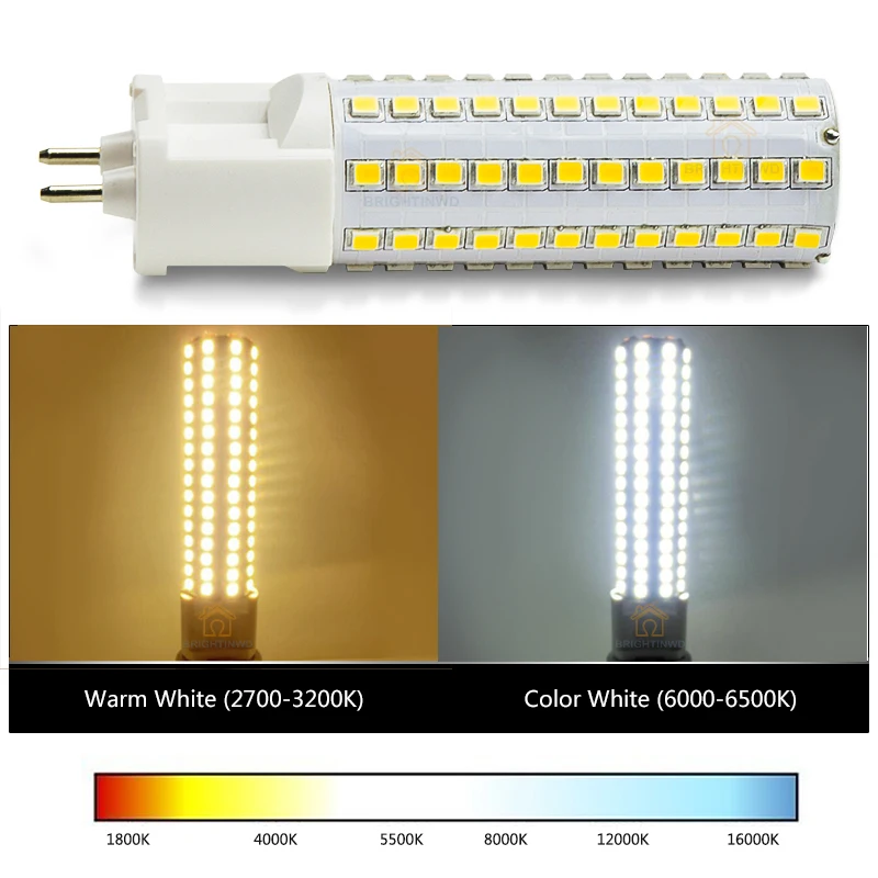 BRIGHTINWD G12 LED Corn Light SMD2835 103mm 10W 15W 130mm AC85V-265V PL Bulbs Lampada Bombillas Lamp Super Bright | Лампы и освещение