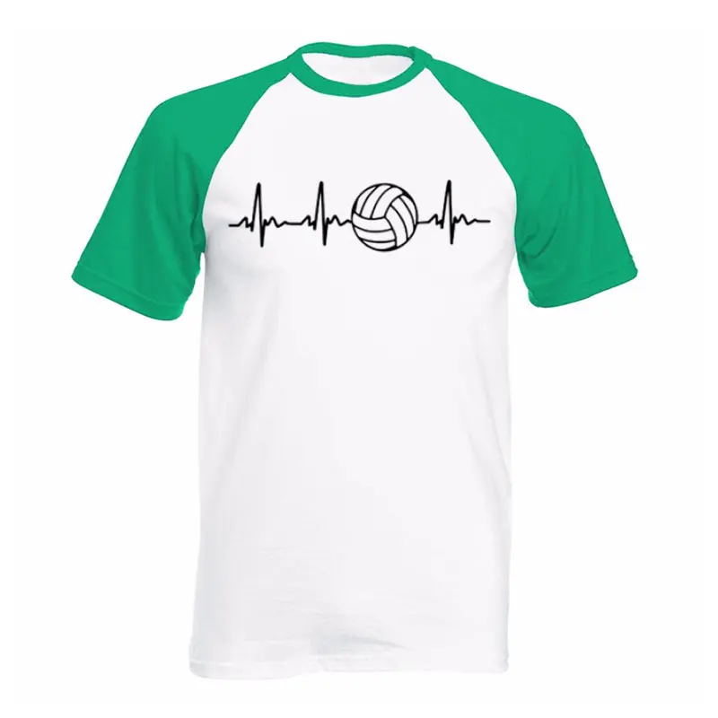 Summer New Funny Men Love Volleyballer T Shirt Short Sleeve O-Neck Cotton T-shirt Men's Clothing Tops Loose Size - Цвет: 6