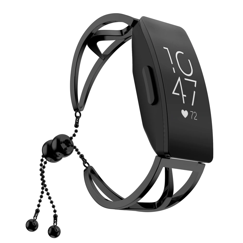 16 мм ремешок на запястье, Браслет для fitbit Inspire HR/Для fitbit Inspire трекер активности металлические умные часы браслет из нержавеющей стали