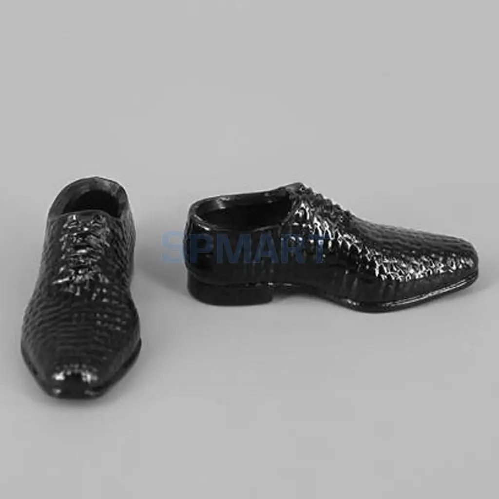 SPMART/1 пара; коллекция 1/6 года; модная мужская модельная обувь на шнуровке; подходит для мужчин 12 дюймов; тело-5,2 см; цвет красный, синий, черный, серебристый