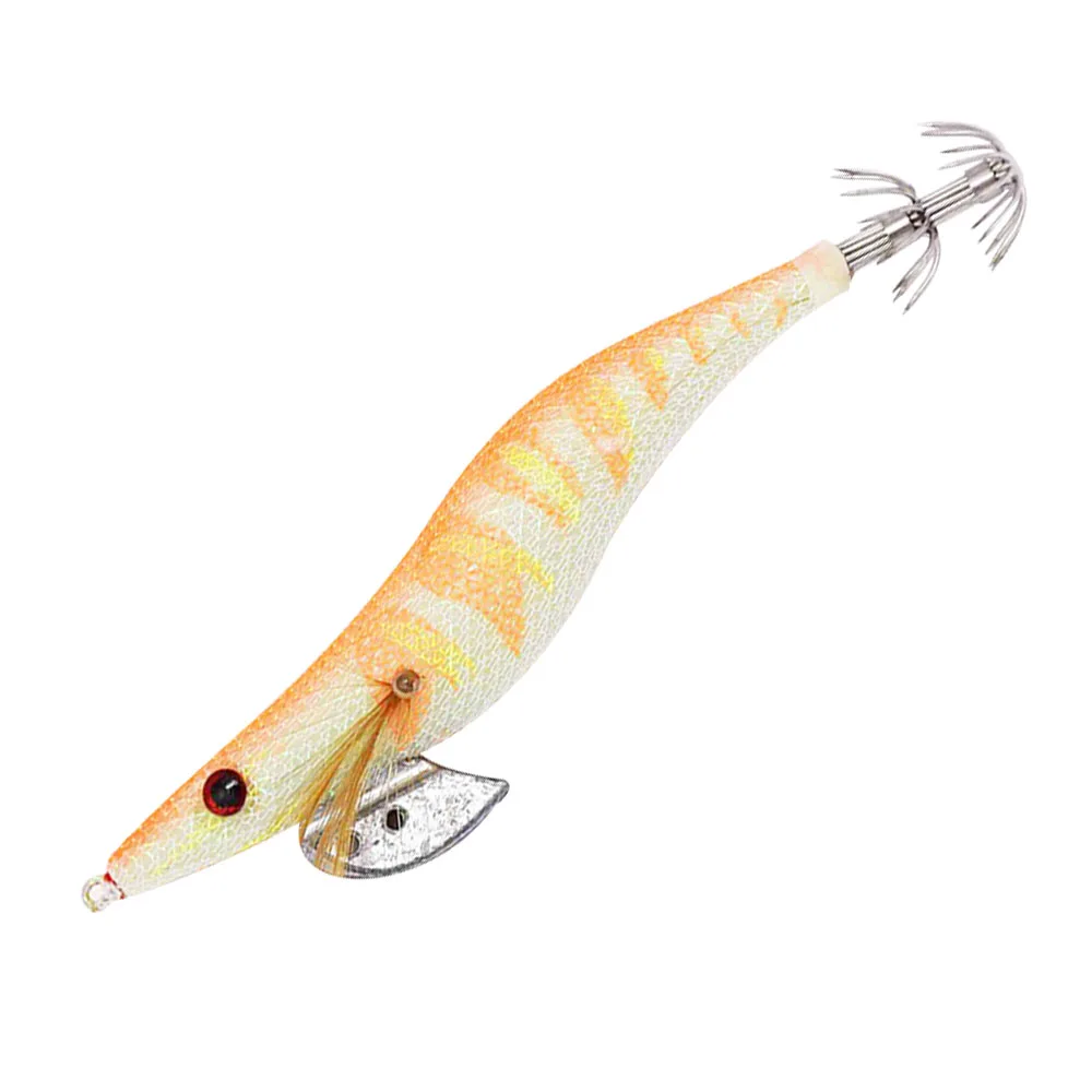 SW 1 шт. isca pesca Светящиеся креветки блесна для креветок светящиеся деревянные ловли