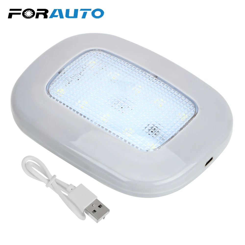 FORAUTO 10 светодиодный потолочный светильник на крышу автомобиля USB зарядка