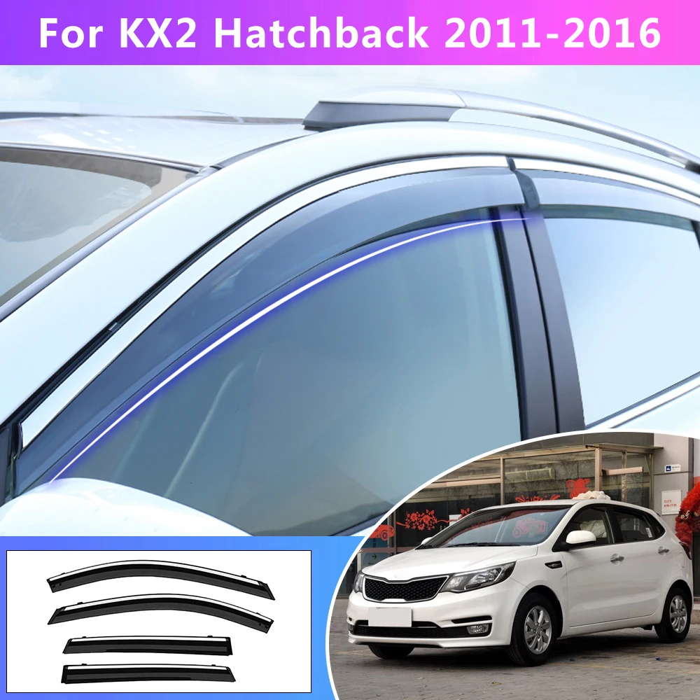 Козырек Оконный Для хэтчбека Kia K2 2011 2016 дым козырек оконный автомобильный защита