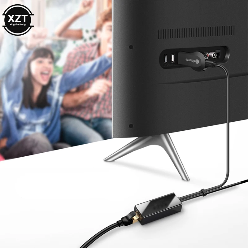Сетевой адаптер Ethernet Micro USB Power to RJ45 10/100 Мбит/с для Fire TV Stick Chromecast Google|Сетевые карты| |