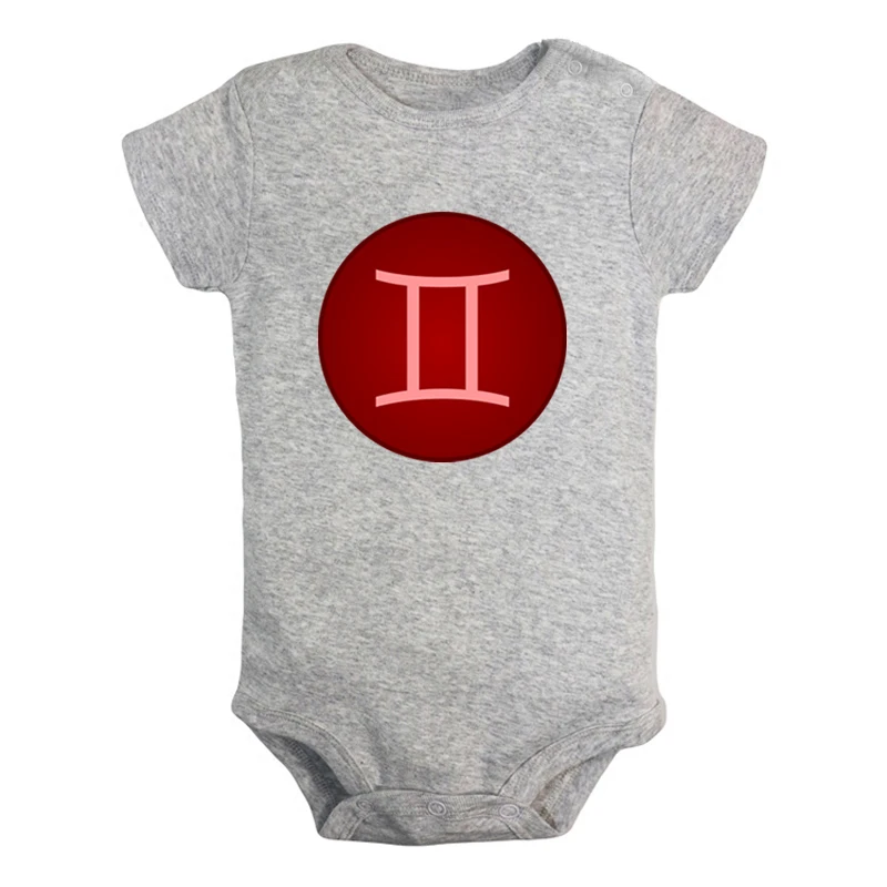 

12 Constellation For Gemini Leo Libra Pisces Sagittarius Symbol Newborn Baby Outfits Jumpsuit Print Infant Bodysuit Clothes