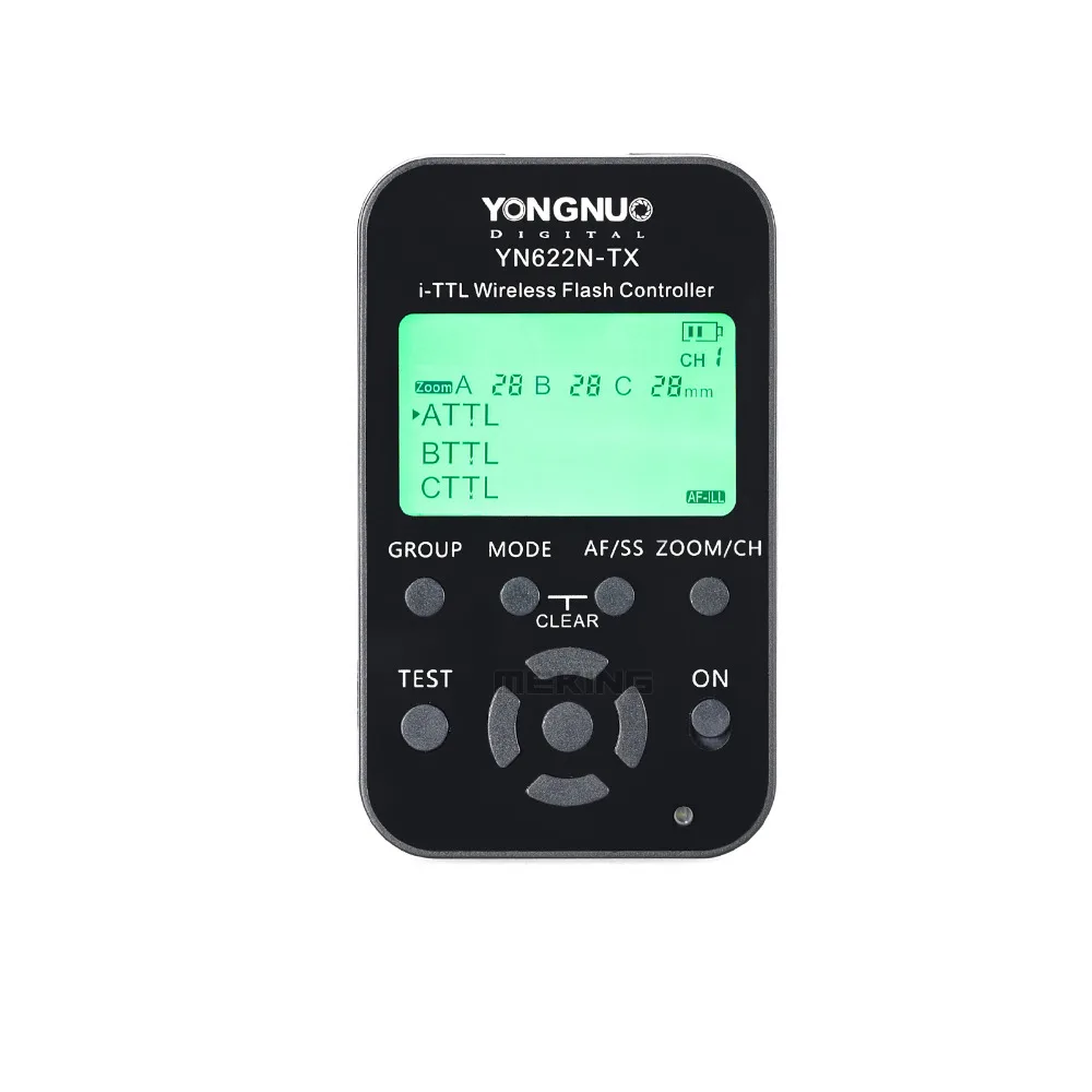 Yongnuo YN 622N TX i TTL LCD беспроводной контроллер вспышки триггер передатчик для Nikon DSLR D90